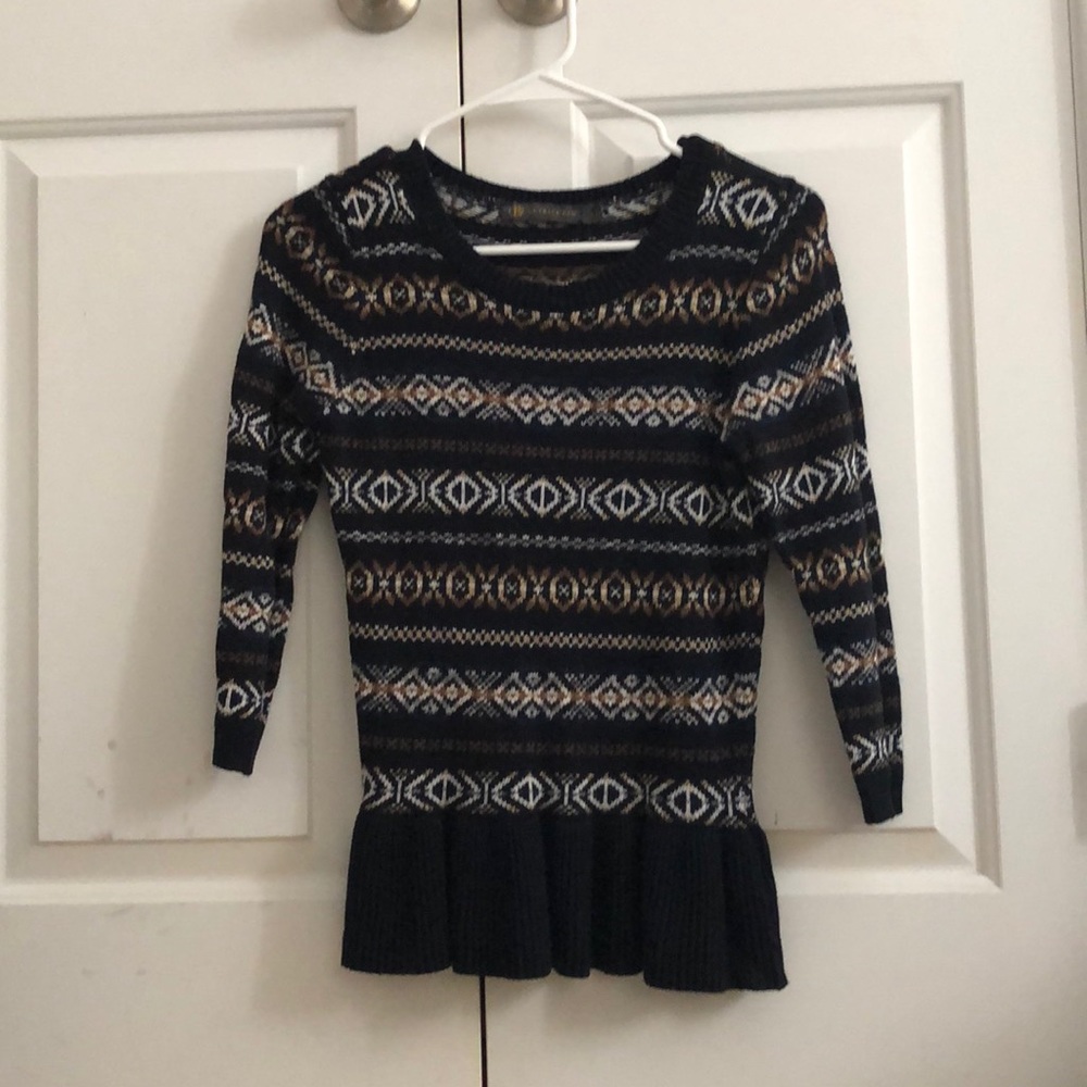 Super cute peplum sweater from Loft